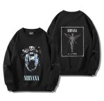 画像2: Unisex Nirvana Reversible Photo Print  Sweatshirt　男女兼用ユニセックスリバーシブルフォトプリントスウェットトレーナーA (2)