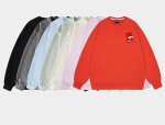 画像8: Unisex Bart Simpson Face Print Sweatshirt　男女兼用ユニセックスバートシンプソンフェイスプリントスウェットトレーナー (8)