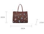 画像8: Canvas & Denim Five Pocket Tote Bag  ミッキーマウスキャラクタープリントトートショルダーバッグ (8)