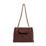 画像1: Quilted Leather Chain-Handle Tote/Shoulder Bag キルティングチェーンハンドルトートショルダークロスボディーバッグ (1)
