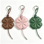 画像6: Four-Leaf Clover Bag Charm Key Ring　 四つ葉のクローバーバッグチャームキーリング (6)
