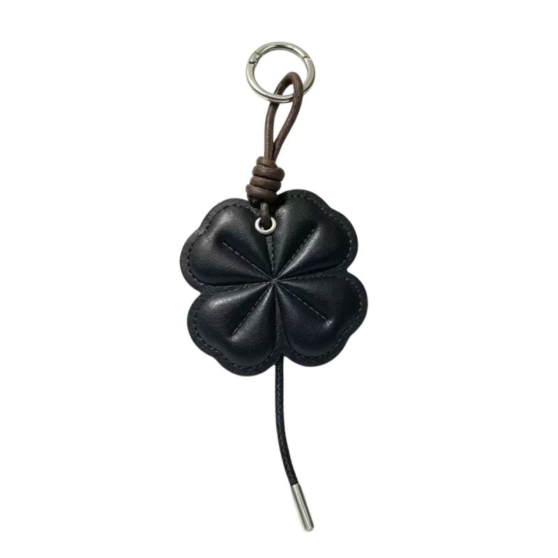 画像2: Four-Leaf Clover Bag Charm Key Ring　 四つ葉のクローバーバッグチャームキーリング (2)