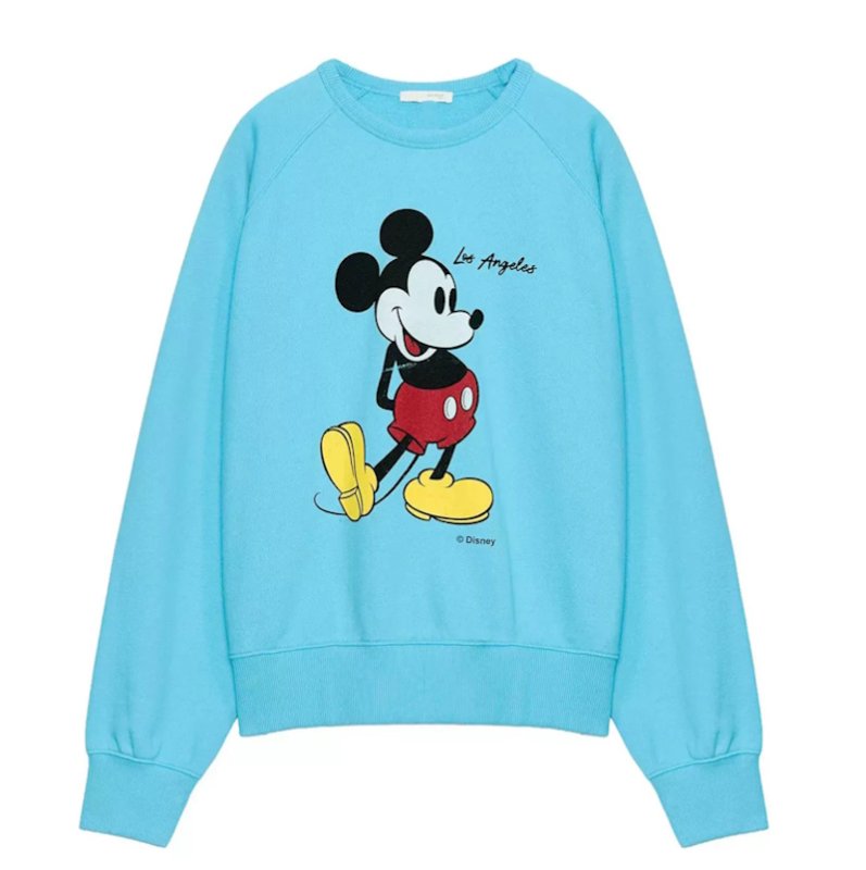 画像4: Women's Mickey Mouse Sweatshirt　ミッキーマウスロングスリーブスウェット 長袖プルオーバー (4)