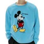 画像1: Women's Mickey Mouse Sweatshirt　ミッキーマウスロングスリーブスウェット 長袖プルオーバー (1)