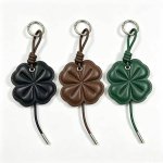 画像5: Four-Leaf Clover Bag Charm Key Ring　 四つ葉のクローバーバッグチャームキーリング (5)