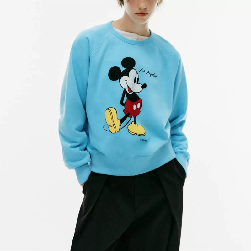 画像3: Women's Mickey Mouse Sweatshirt　ミッキーマウスロングスリーブスウェット 長袖プルオーバー (3)