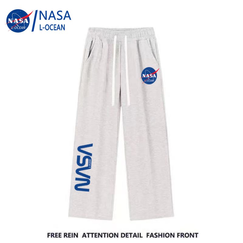 画像2: NASA  Logo Simple Sweat pants ユニセックス 男女兼用 NASA ナサ ロゴ スウェット ロング パンツ (2)
