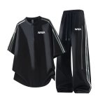 画像1: Unisex NASA Half-Zip 2-Line SetupJacket and Pants Set　NASAハーフジップアップ2ラインセットアップ ジャージ上下 ＆パンツセット (1)