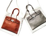 画像1: My Other Bag Platinum Print Tote Shoulder Bag　My Otherバッグプリントトートショルダーバッグ通勤通学ショッピング (1)