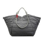 画像1: Large-Capacity Quilted  Rope HandlesTote Shoulder Bag キルティングラージキャパシティートートショルダーバッグ通勤通学ショッピング (1)