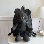 画像6: Denim & Leopard Mickey Mouse Plush Backpack Tote shoulder bag デニム & レオパード ヒョウ柄 ミッキーマウス  ぬいぐるみ バックパック リュックサック トートショルダーバッグ  (6)