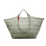 画像2: Large-Capacity Quilted  Rope HandlesTote Shoulder Bag キルティングラージキャパシティートートショルダーバッグ通勤通学ショッピング (2)