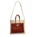 画像2: My Other Bag Platinum Print Tote Shoulder Bag　My Otherバッグプリントトートショルダーバッグ通勤通学ショッピング (2)