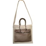 画像3: My Other Bag Platinum Print Tote Shoulder Bag　My Otherバッグプリントトートショルダーバッグ通勤通学ショッピング (3)
