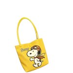 画像2: Snoopy Yellow Tote Bag (3 Designs)　スヌーピー3デザインイエロートートエコバッグ (2)