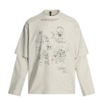 画像3: Unisex Old Mickey Mouse Vintage-Style Layered T-Shirt  ユニセックス 男女兼用オールドミッキーマウス ヴィンテージスタイル重ね着Tシャツ (3)
