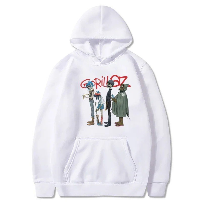 画像3: Unisex Gorillaz Print Hoodie 男女兼用ユニセックスゴリラズプリントフーディーパーカー (3)