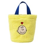 画像2: Snoopy fur bag tote Bag lejunev スヌーピー ファー モコモコ トートバッグ (2)