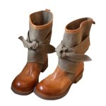 画像4: Ribbon-tie Martin boots　リボン結びショートブーツ (4)