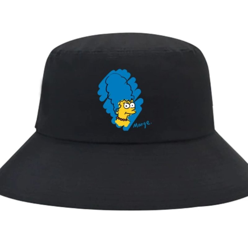 画像5: The Simpsons Simpson Family Bucket hat cap ユニセックス男女兼用 ザ・シンプソンズ  ファミリー バケットハット キャップ 帽子 (5)
