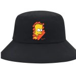 画像1: The Simpsons Simpson Family Bucket hat cap ユニセックス男女兼用 ザ・シンプソンズ  ファミリー バケットハット キャップ 帽子 (1)