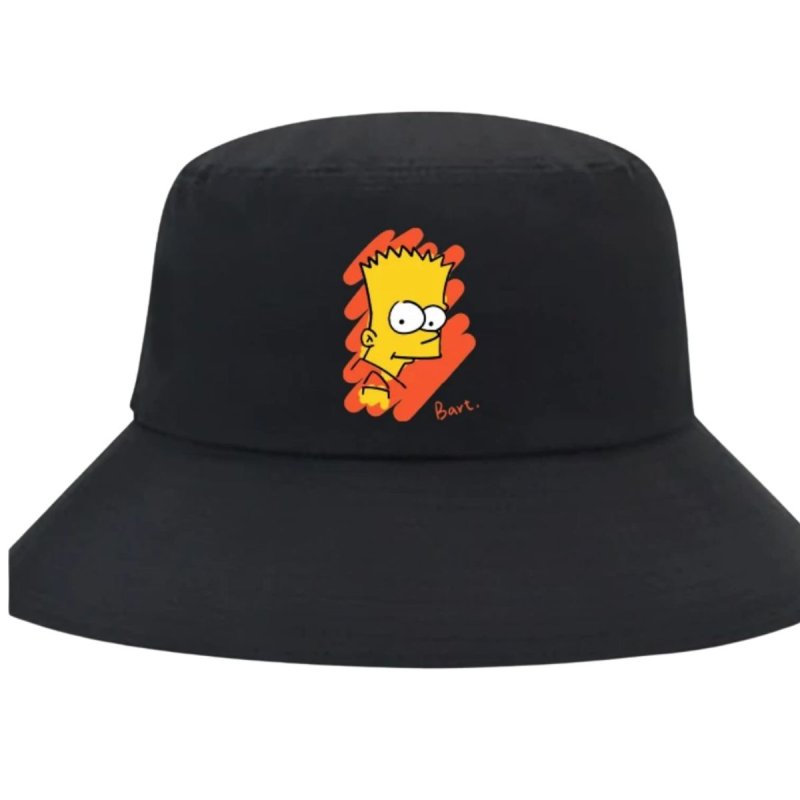 画像1: The Simpsons Simpson Family Bucket hat cap ユニセックス男女兼用 ザ・シンプソンズ  ファミリー バケットハット キャップ 帽子 (1)