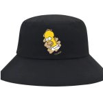 画像3: The Simpsons Simpson Family Bucket hat cap ユニセックス男女兼用 ザ・シンプソンズ  ファミリー バケットハット キャップ 帽子 (3)