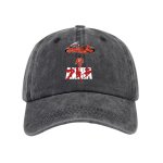 画像1: AKIRA Print baseball cap アキラ ウォッシング ベースボールキャップ 野球帽 ヴィンテージ加工 (1)