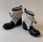 画像6: Ribbon-tie Martin boots　リボン結びショートブーツ (6)