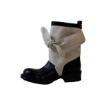 画像5: Ribbon-tie Martin boots　リボン結びショートブーツ (5)