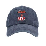画像4: AKIRA Print baseball cap アキラ ウォッシング ベースボールキャップ 野球帽 ヴィンテージ加工 (4)