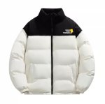 画像1: Bart Simpson Accent Down Jacket/Coat　ユニセックス男女兼用バートシンプソンジップアップダウンジャケットコート (1)