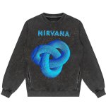 画像2: Unisex Nirvana Möbius Strip Sweatshirt 男女兼用ユニセックスニルヴァーナメビウスプリントヴィンテージスタイルスウェット (2)