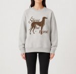 画像2: Unisex fan dog print crew-neck sweatshirt　男女兼用ユニセックスファンドッグプリントスウェットトレーナー (2)