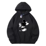 画像4: Mickey Mouse x NASA logo Sweat Hoodie ユニセックス男女兼用 ミッキーマウス ミッキー × ナサ プリントスウェット パーカートレーナー (4)