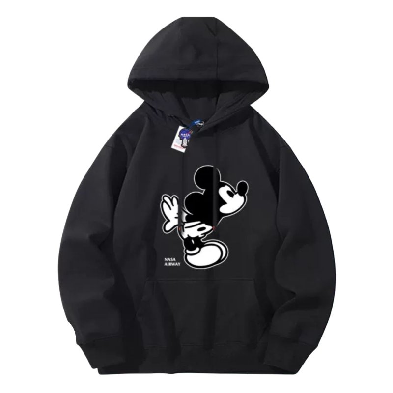 画像4: Mickey Mouse x NASA logo Sweat Hoodie ユニセックス男女兼用 ミッキーマウス ミッキー × ナサ プリントスウェット パーカートレーナー (4)