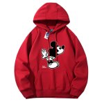 画像7: Mickey Mouse x NASA logo Sweat Hoodie ユニセックス男女兼用 ミッキーマウス ミッキー × ナサ プリントスウェット パーカートレーナー (7)