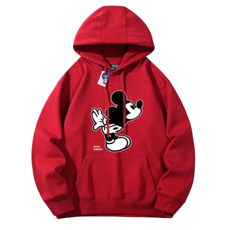 画像7: Mickey Mouse x NASA logo Sweat Hoodie ユニセックス男女兼用 ミッキーマウス ミッキー × ナサ プリントスウェット パーカートレーナー (7)