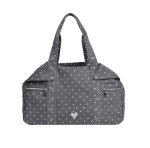 画像2: Polka-dot canvas tote shoulder bag　ドット水玉キャンバストートショルダーバック　ママバック (2)