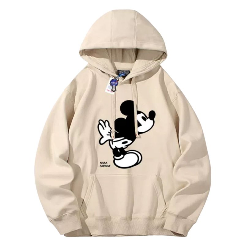 画像8: Mickey Mouse x NASA logo Sweat Hoodie ユニセックス男女兼用 ミッキーマウス ミッキー × ナサ プリントスウェット パーカートレーナー (8)