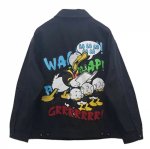 画像1: Donald Duck Family Denim Jacket　ユニセックス男女兼用ドナルドダックファミリーデニムジャケットGジャン (1)