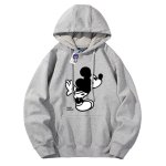 画像6: Mickey Mouse x NASA logo Sweat Hoodie ユニセックス男女兼用 ミッキーマウス ミッキー × ナサ プリントスウェット パーカートレーナー (6)