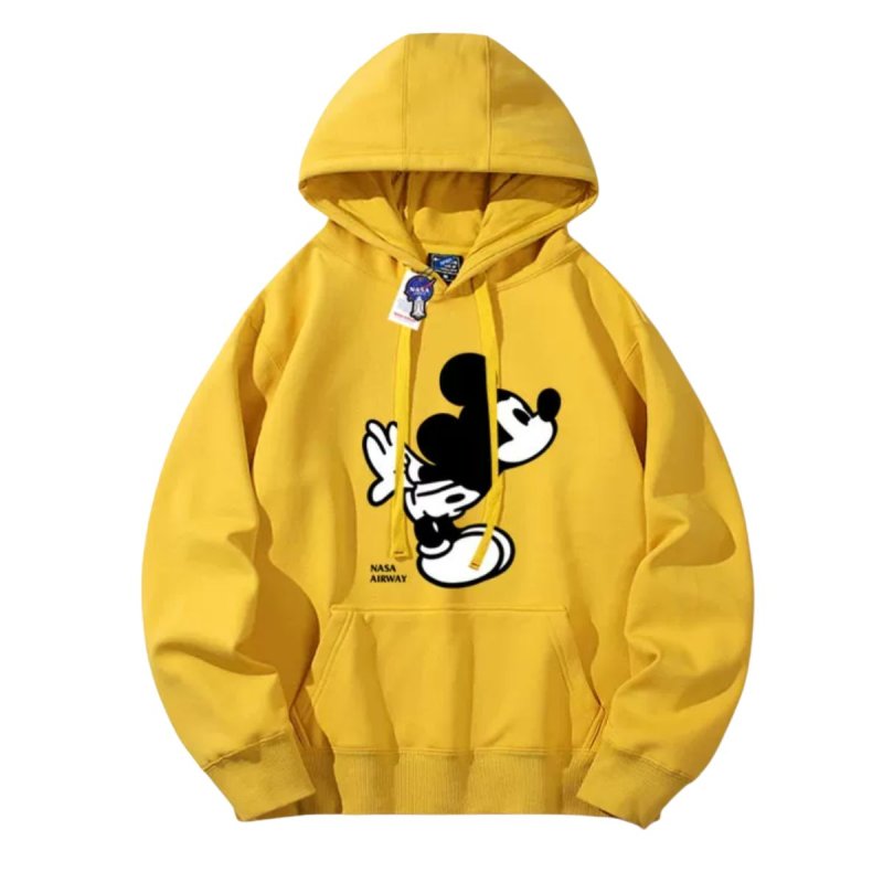 画像5: Mickey Mouse x NASA logo Sweat Hoodie ユニセックス男女兼用 ミッキーマウス ミッキー × ナサ プリントスウェット パーカートレーナー (5)