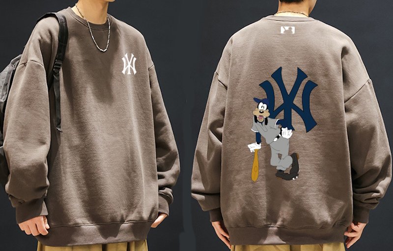 画像4: Unisex MFMLBNY x Goofy Crewneck Sweatshirt  男女兼用ユニセックスMFMLBNY× グーフィークルーネックスウェットスウェットシャツ (4)