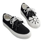 画像7: Unisex Triple-vulcanized floral-print platform lace-up sneakers ユニセックス 男女兼用トリプルバルカナイズド花柄厚底レースアップスニーカー (7)