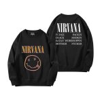 画像9: Unisex Nirvana x Smile long sleeve sweatshirts  男女兼用  ユニセックスニルヴァーナ×スマイルプリント 長袖 スウェットシャツ  トレーナー (9)