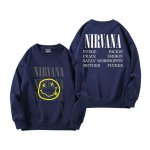 画像6: Unisex Nirvana x Smile long sleeve sweatshirts  男女兼用  ユニセックスニルヴァーナ×スマイルプリント 長袖 スウェットシャツ  トレーナー (6)