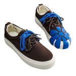 画像8: Unisex Triple-vulcanized floral-print platform lace-up sneakers ユニセックス 男女兼用トリプルバルカナイズド花柄厚底レースアップスニーカー (8)