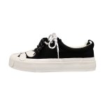 画像4: Unisex Triple-vulcanized floral-print platform lace-up sneakers ユニセックス 男女兼用トリプルバルカナイズド花柄厚底レースアップスニーカー (4)