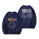 画像3: Unisex Nirvana x Smile long sleeve sweatshirts  男女兼用  ユニセックスニルヴァーナ×スマイルプリント 長袖 スウェットシャツ  トレーナー (3)